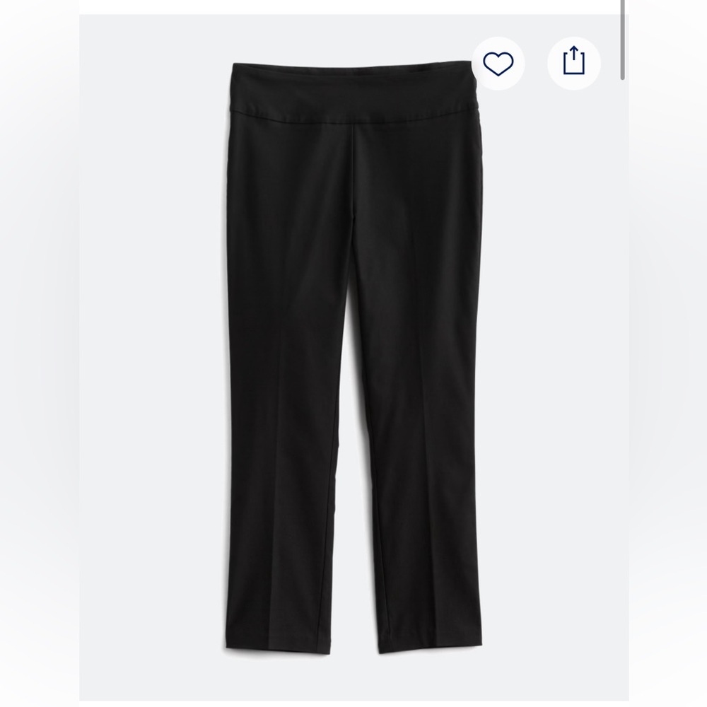 Tribal Black Crop/Capri Pants